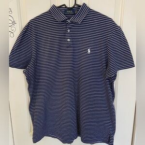 Polo Ralph Lauren Classic Striped Collared 3 Button shirt size XL